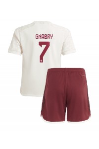 Bayern Munich Serge Gnabry #7 Jalkapallovaatteet Lasten Kolmas peliasu 2023-24 Lyhythihainen (+ Lyhyet housut)